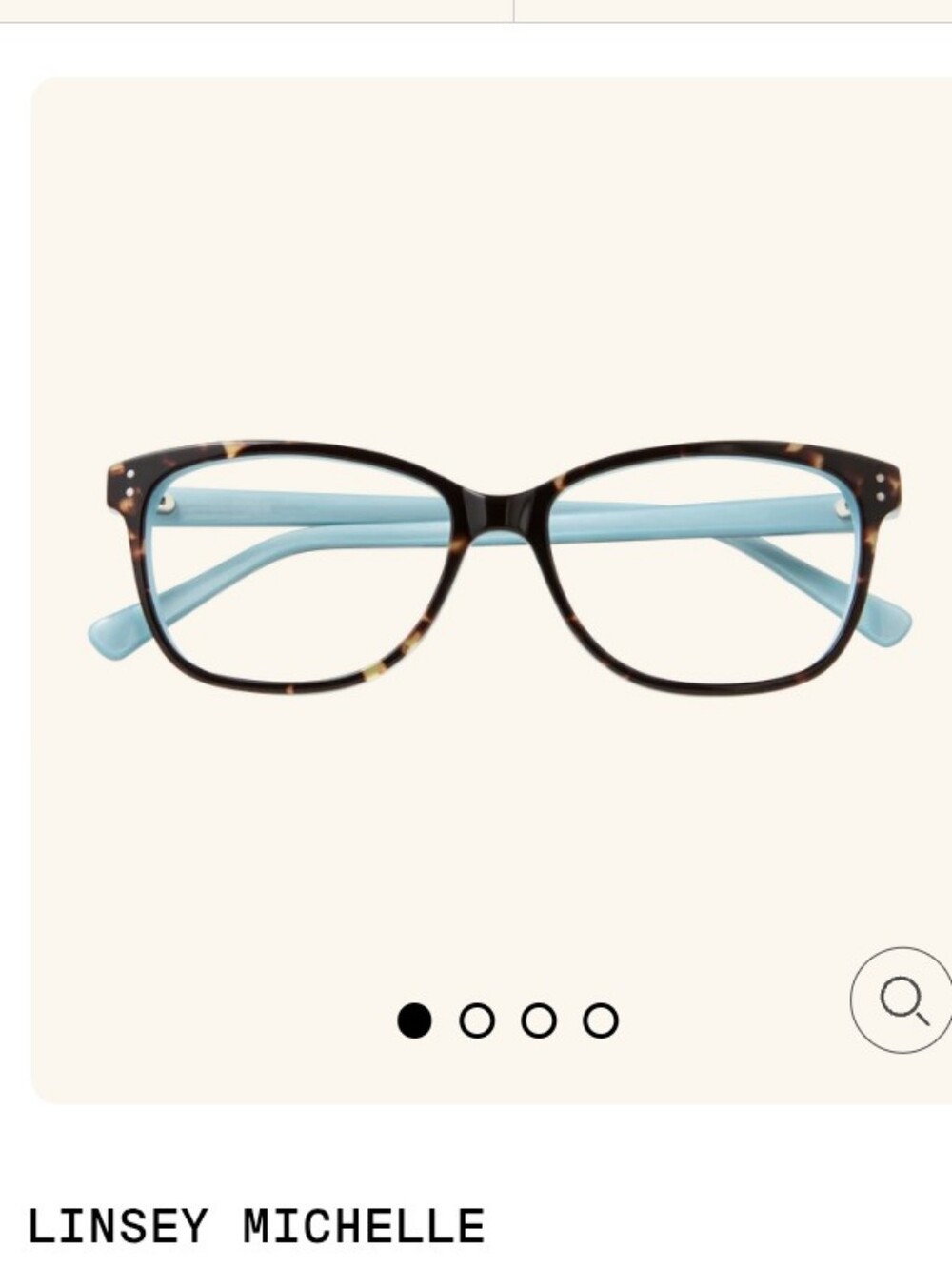 Linsey Michelle Kristin Tortoise/Blue Prescription Glasses